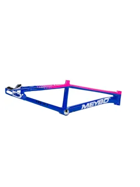Meybo 2025 Holeshot Bmx Race Frame Blue/Pink/Black